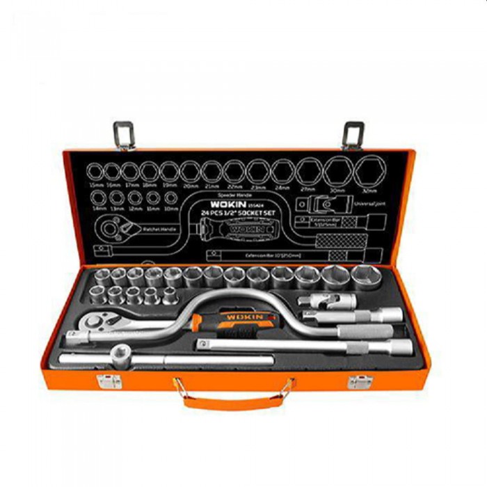 Set de chei tubulare Wokin 155424 – Seturi de unelte - chei și accesorii