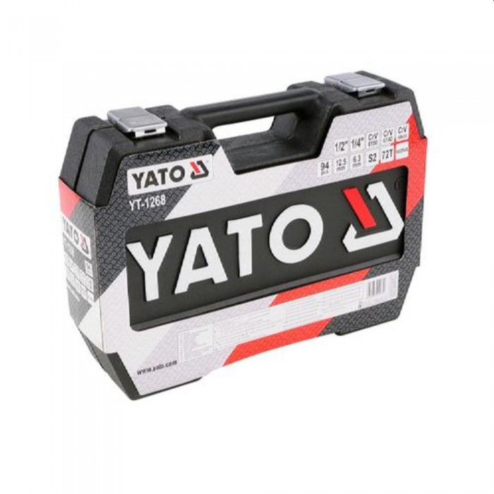Набор торцевых ключей Yato YT1268 – Наборы инструментов- ключи и акскссуары