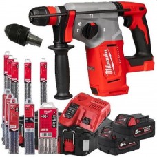 Перфоратор на аккумуляторе Milwaukee M18BLHX100P-502P