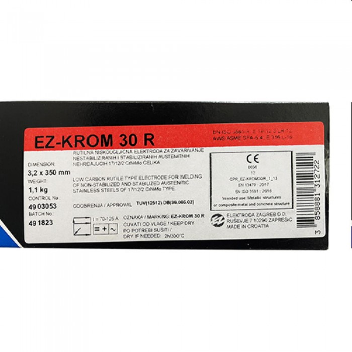 Электроды из нержавеющей стали EZ KROM 30R 3.2-350 – Расходные материалы для сварки