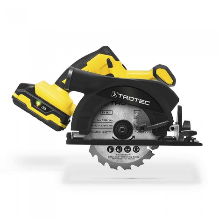 Пила циркулярная аккумуляторная Trotec PCSS1020 – Пилы циркулярные