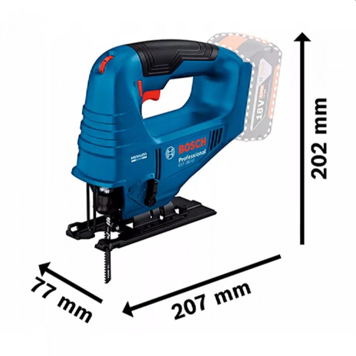 Ferăstrău vertical fără fir Bosch ACU GST 183-LI (06015B7020) – Fierăstraie verticale