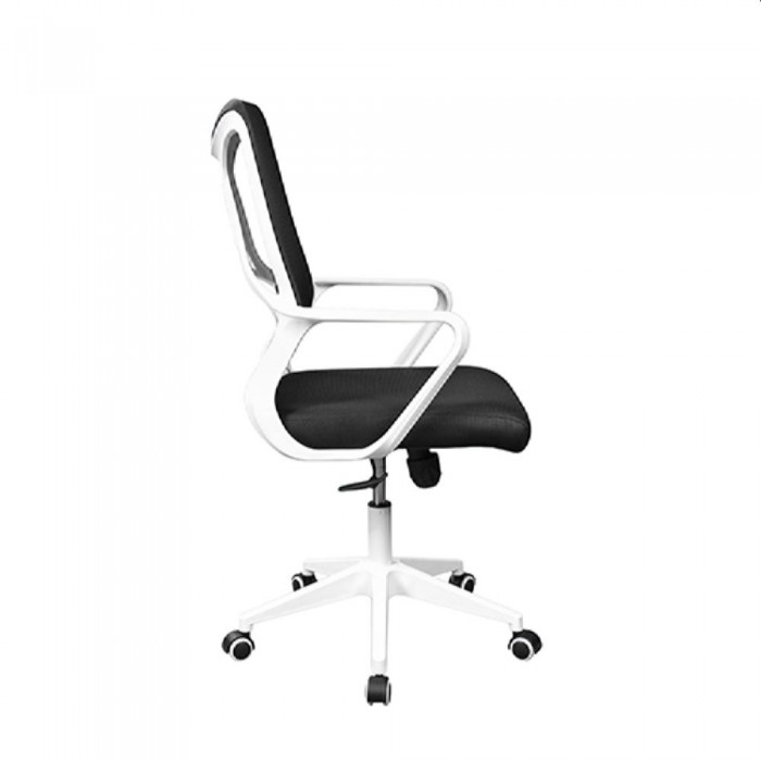 Офисное кресло Deco F-20141 A Черное сиденье+белая рама – Кресла офисные