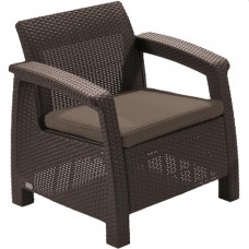 Стул садовый Keter Corfu II Chair Brown (242910)