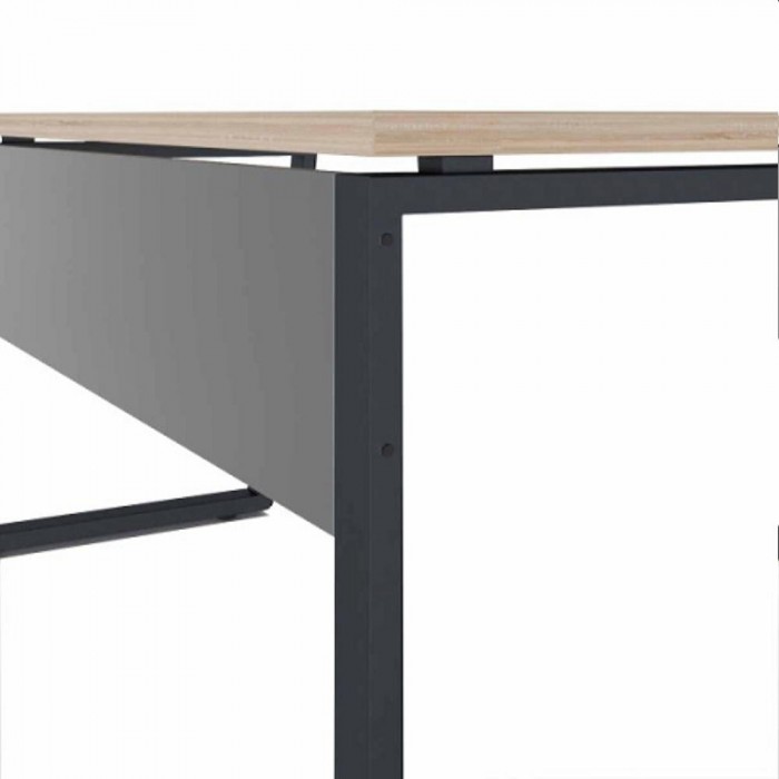 Настольный стол Deco B-150 Sonoma-Черный – Столы офисные