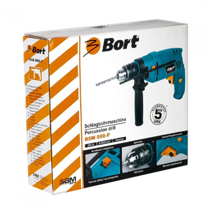 Дрель Bort BSM-500P – Дрели