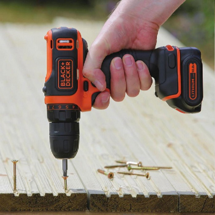 Mașină de găurit/șurubelniță fără fir Black+Decker BDCDD12 – Șurubelnițe