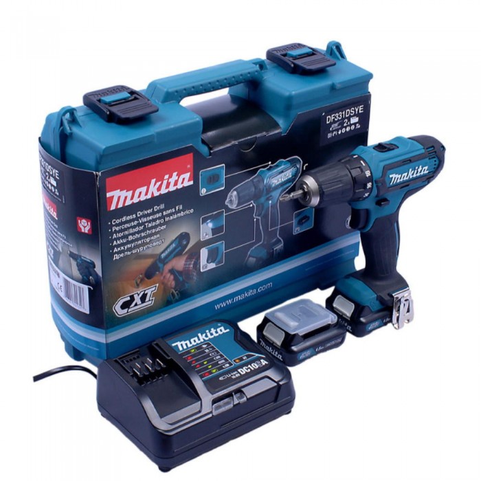 Дрель-шуруповёрт аккумуляторный Makita DF331DSYE – Шуруповерты