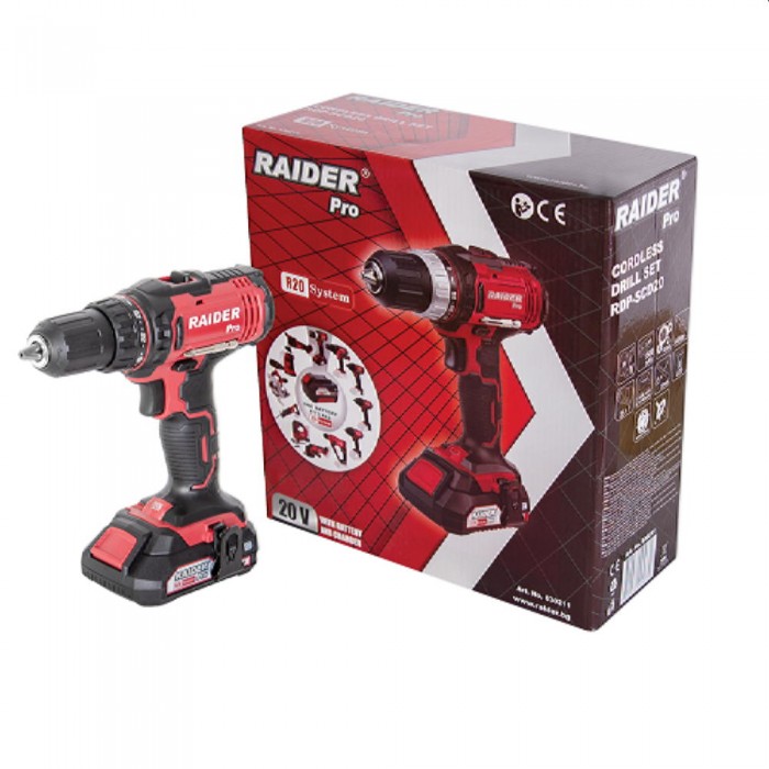 Șurubelniță fără fir Raider RDP-SCD20 (set) – Șurubelnițe