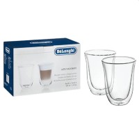 Стаканы Cappuccino De'Longhi 220 мл 2 шт, прозрачные
