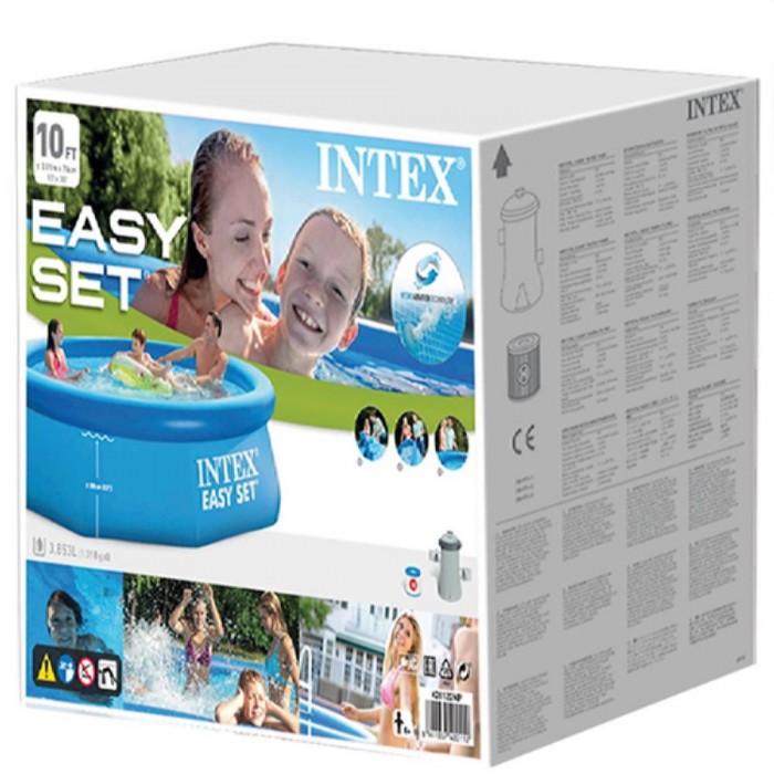 Надувной бассейн с насосом для фильтрации Intex 28122 – Бассейны