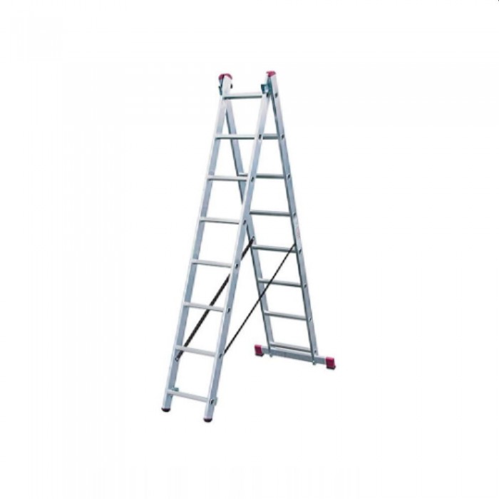 Лестница складная двойная Krause Z8022 2x8 – Лестницы