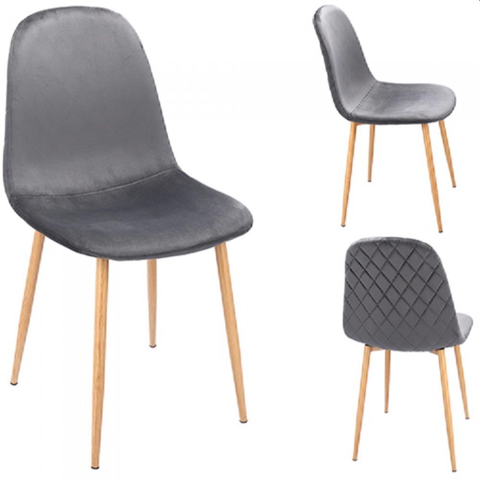 Scaun Jumi Vigo SD-939745, gri – Scaune