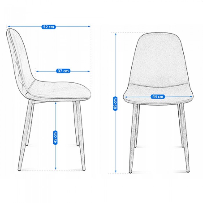 Scaun Jumi Vigo SD-939745, gri – Scaune