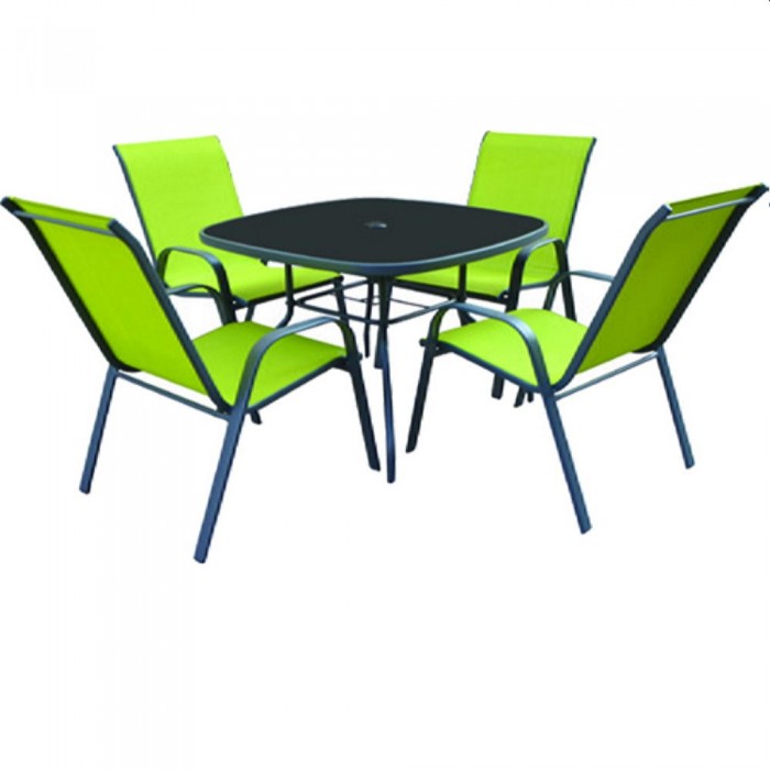 Стул садовый Como Желтый 46996 – Стулья садовые