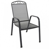 Scaun de grădină Melfi negru 51124