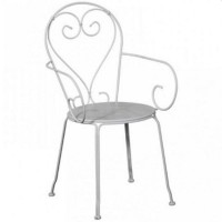 Scaun de grădină Moka Alb 51117