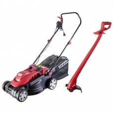 Set: Mașină de tuns iarba Raider RD-LM18 + Trimmer Raider RD-GT26