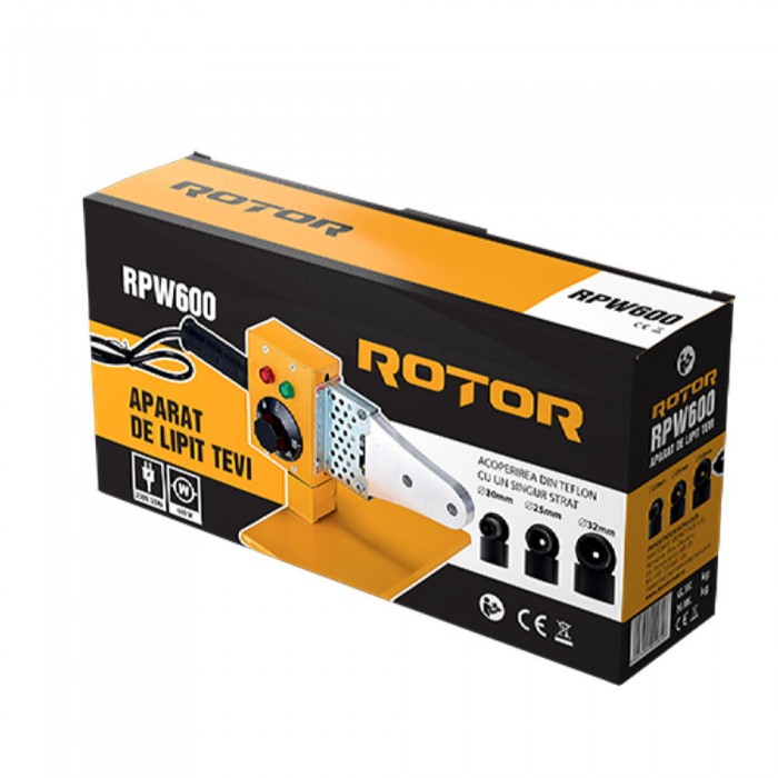 Аппарат сварочный для полипропиленовых труб Rotor RPW600 – Паяльники для труб