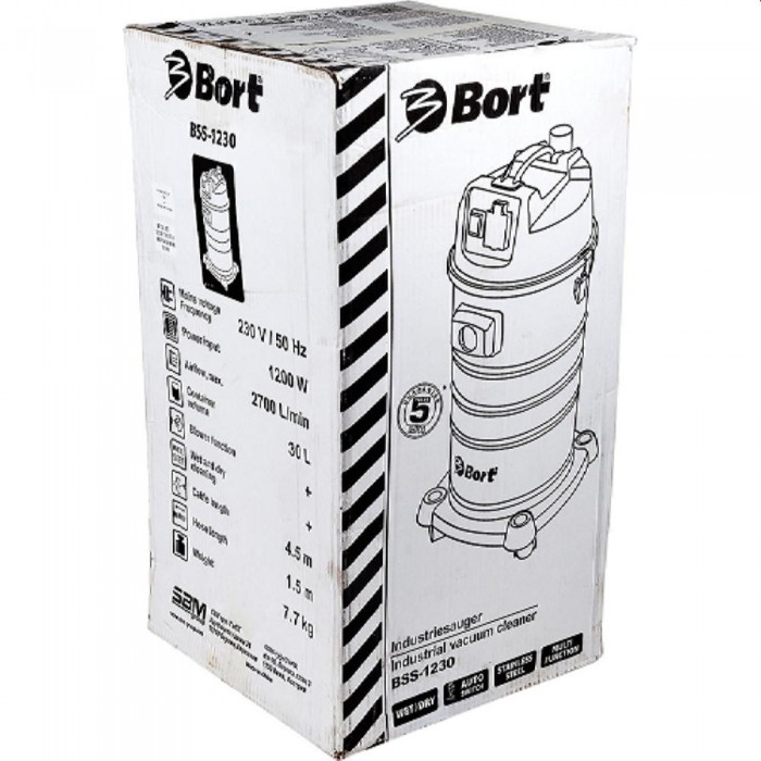 Пылесос промышленный Bort BSS-1230 – Пылесосы и системы пылеудаления