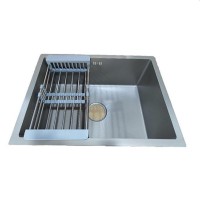 Chiuvetă de bucătărie Backer Trad 580-43029 Gri titan