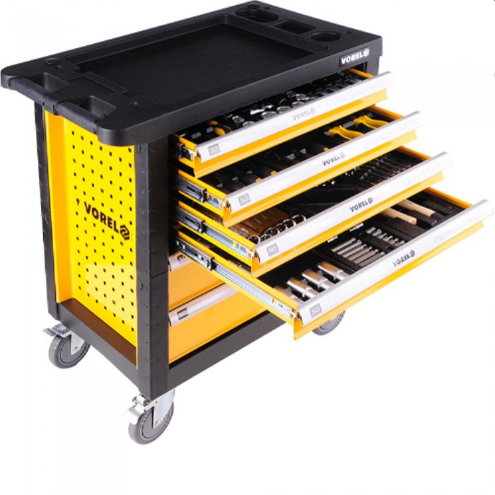 Шкаф для инструментов Vorel Tool Box 177 – Наборы инструментов- ключи и акскссуары