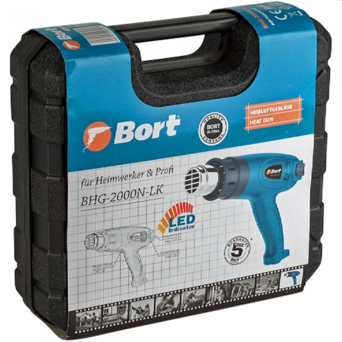 Строительный фен Bort BHG-2000N-LK – Фены строительные