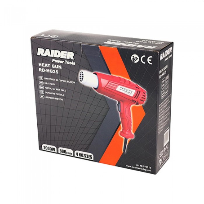 Строительный фен Raider RD-HG25 – Фены строительные