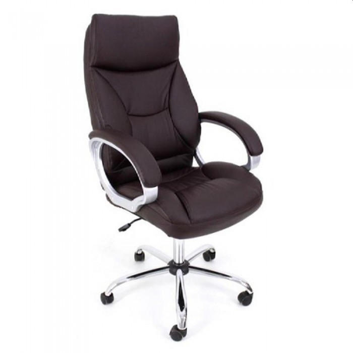 Офисное кресло Deco BX-0055 коричневое – Кресла офисные