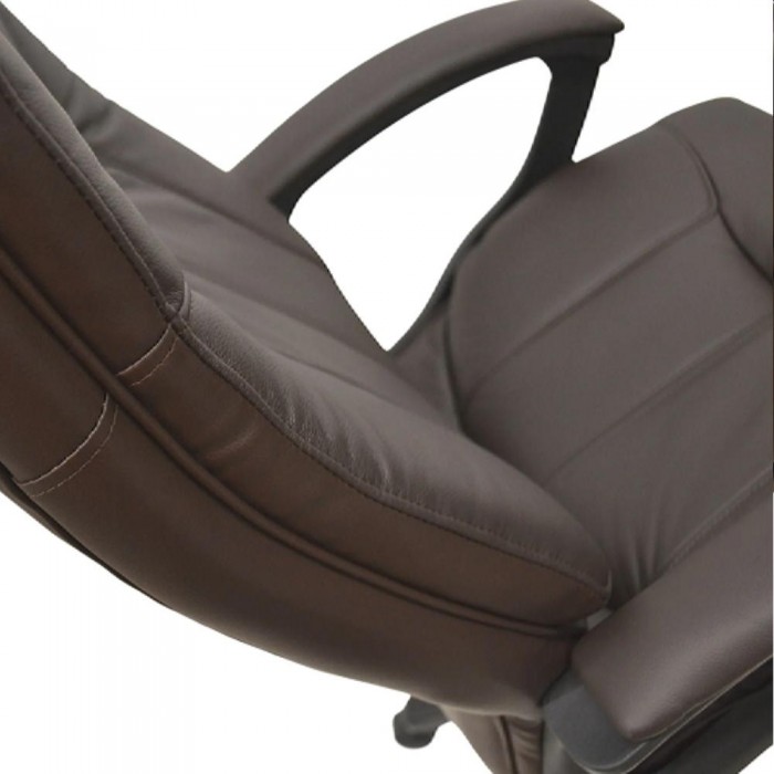 Офисное кресло Deco BX-3671 коричневое – Кресла офисные