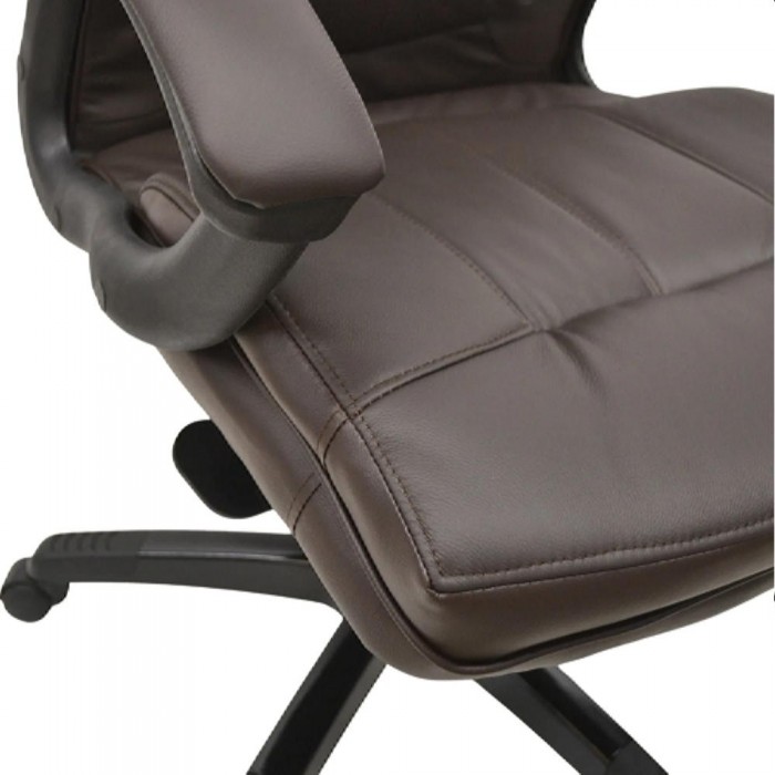 Офисное кресло Deco BX-3671 коричневое – Кресла офисные