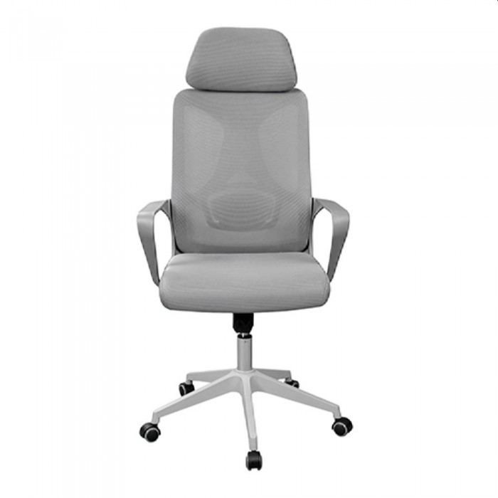 Офисный стул Deco F-20141 B серый+серый каркас – Кресла офисные