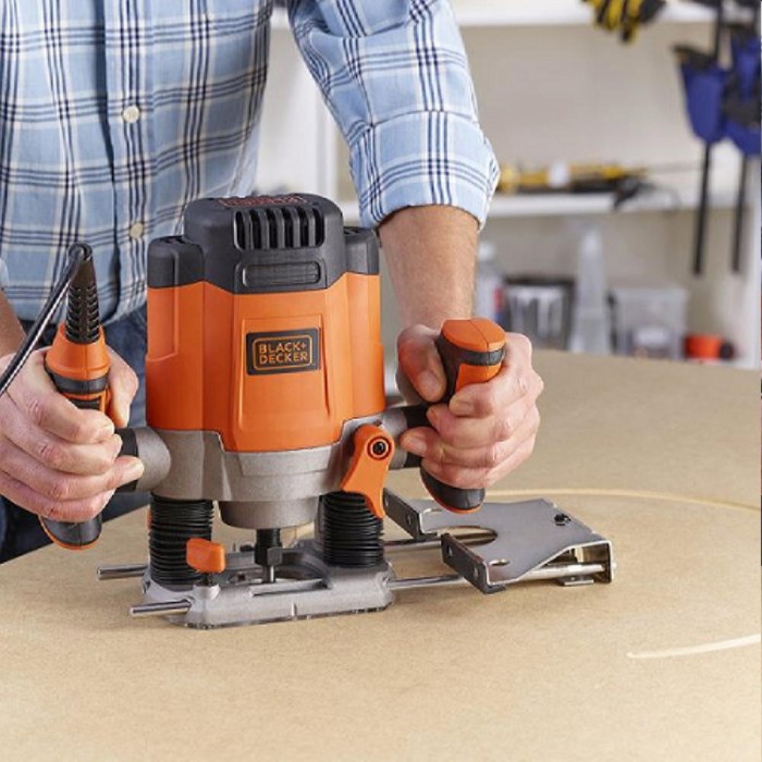 Фреза электрическая для дерева Black+Decker KW1200EKA – Деревообрабатывающие станки