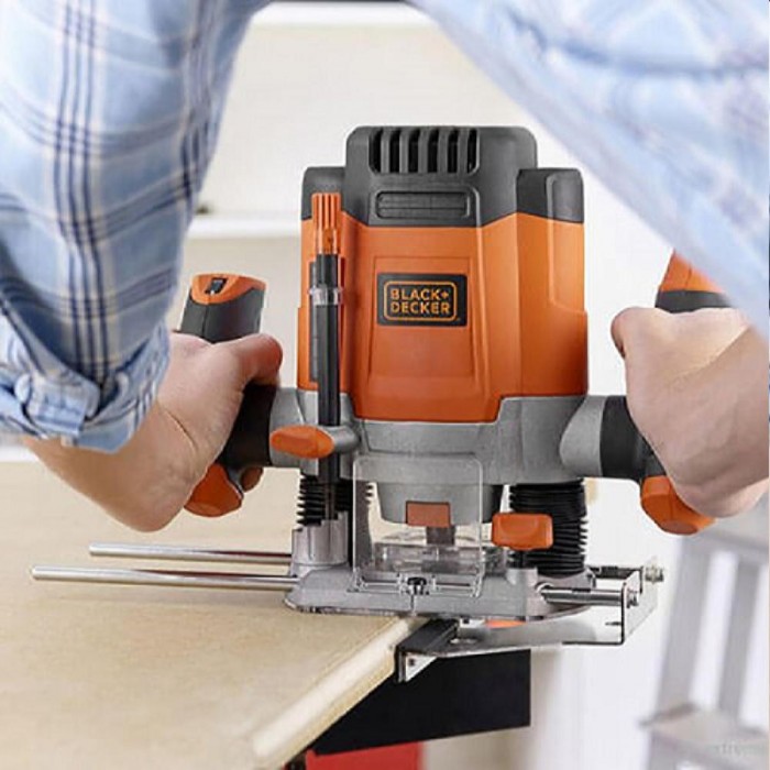 Фреза электрическая для дерева Black+Decker KW1200EKA – Деревообрабатывающие станки