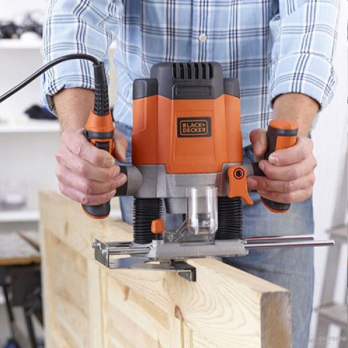 Фреза электрическая для дерева Black+Decker KW1200EKA – Деревообрабатывающие станки