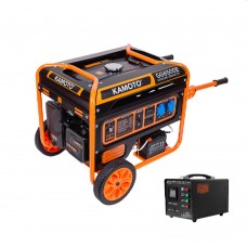 Генератор на бензине Kamoto GG 6500E + ATS