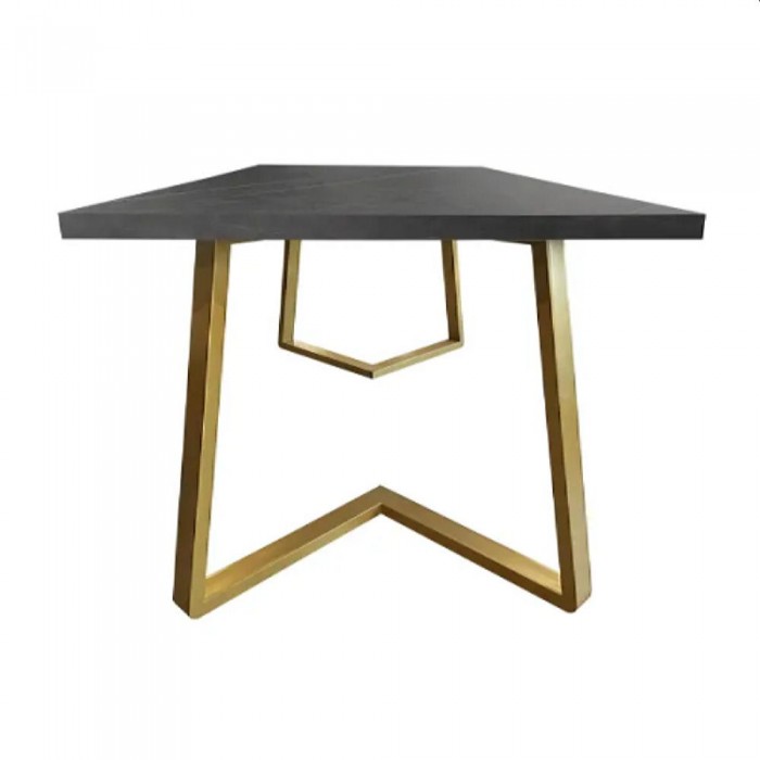 Стол для кухни Deco Frida Black+Gold – Столы кухонные