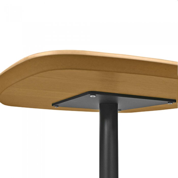 Masă de bucătărie Deco Monroe MDF+bază neagră T-005 – Mese de bucătărie