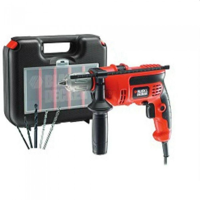 Mașină de găurit cu impact Black+Decker CD714CRESKA – Mașini de găurit