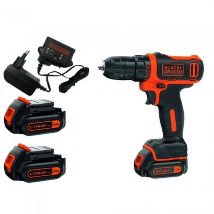 Mașină de găurit/șurubelniță fără fir Black+Decker BDCDD12B – Șurubelnițe