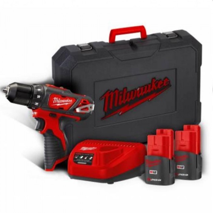 Mașină de găurit/șurubelniță fără fir Milwaukee M12BDD-202C – Șurubelnițe