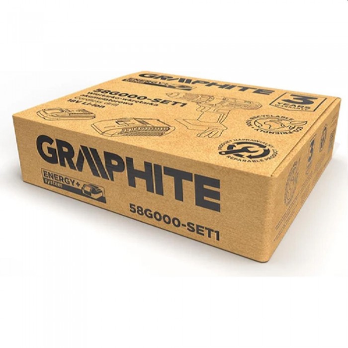 Шуруповерт-дрель аккумуляторный Graphite 58G000 - SET1 – Шуруповерты