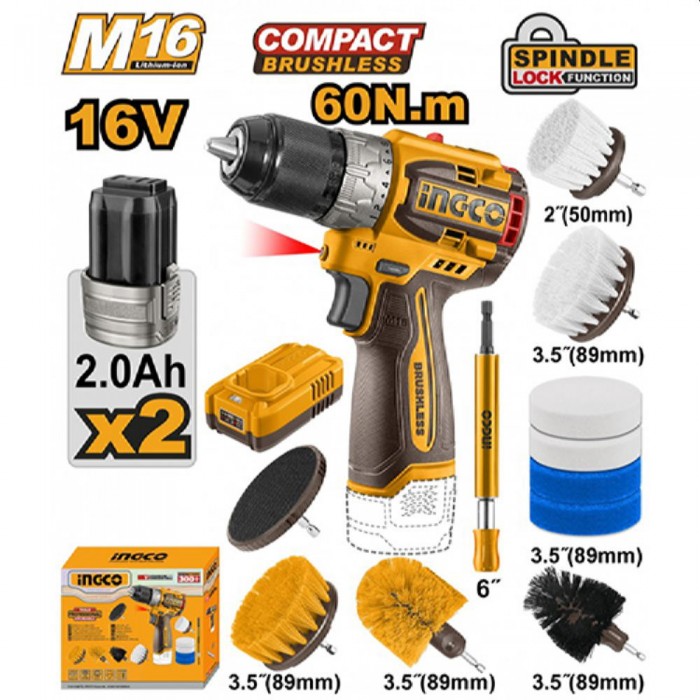 Шуруповерт-дрель аккумуляторный Ingco COSLI240786 – Шуруповерты