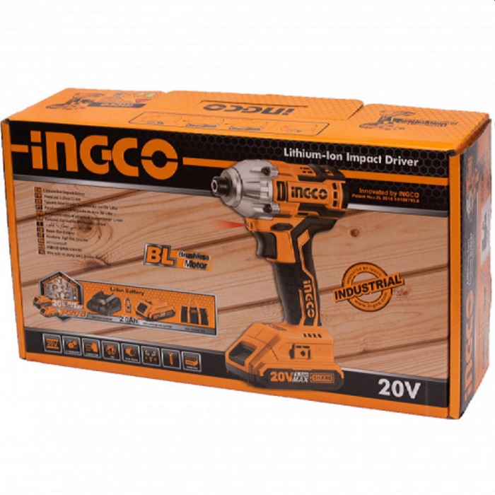 Шуруповерт аккумуляторный ударный Ingco CIRLI2002 – Шуруповерты