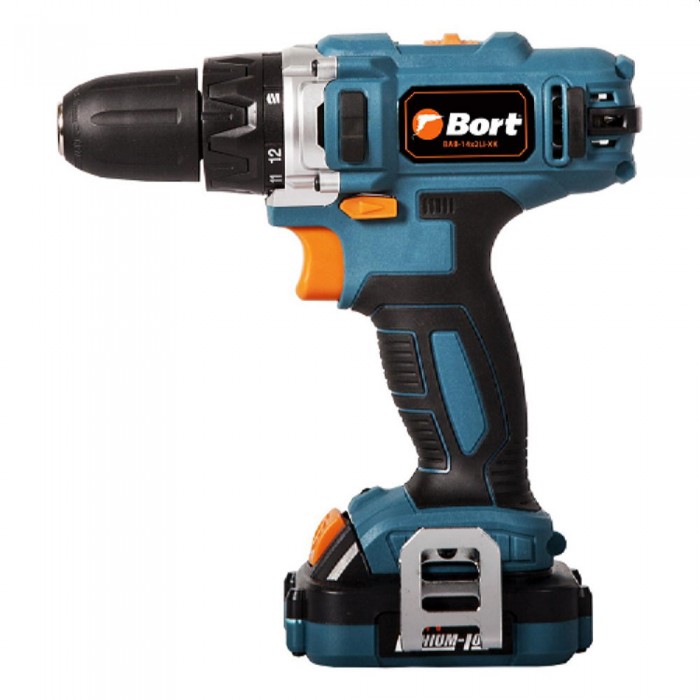 Mașină de găurit/șurubelniță fără fir Bort BAB-14X2LI-XK – Șurubelnițe