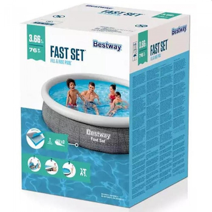 Надувной бассейн Bestway Fast Set 57443BW – Бассейны