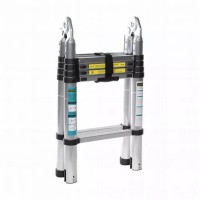 Лестница телескопическая двусторонняя Bau Welt 4.4 м