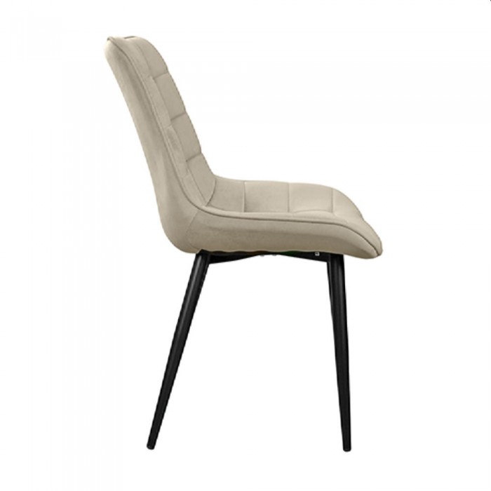 Fotoliu decorativ Hans Velvet Camel HLR9 cu picioare negre – Scaune