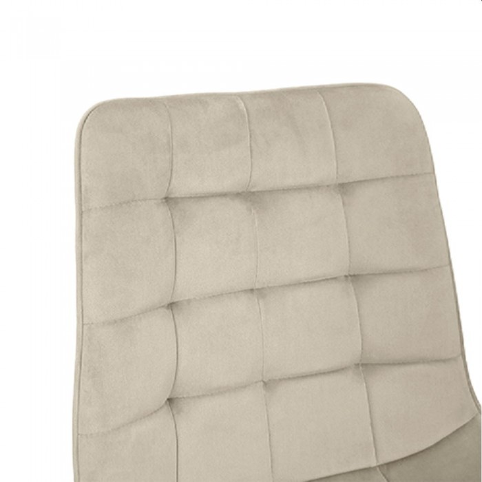 Fotoliu decorativ Hans Velvet Camel HLR9 cu picioare negre – Scaune