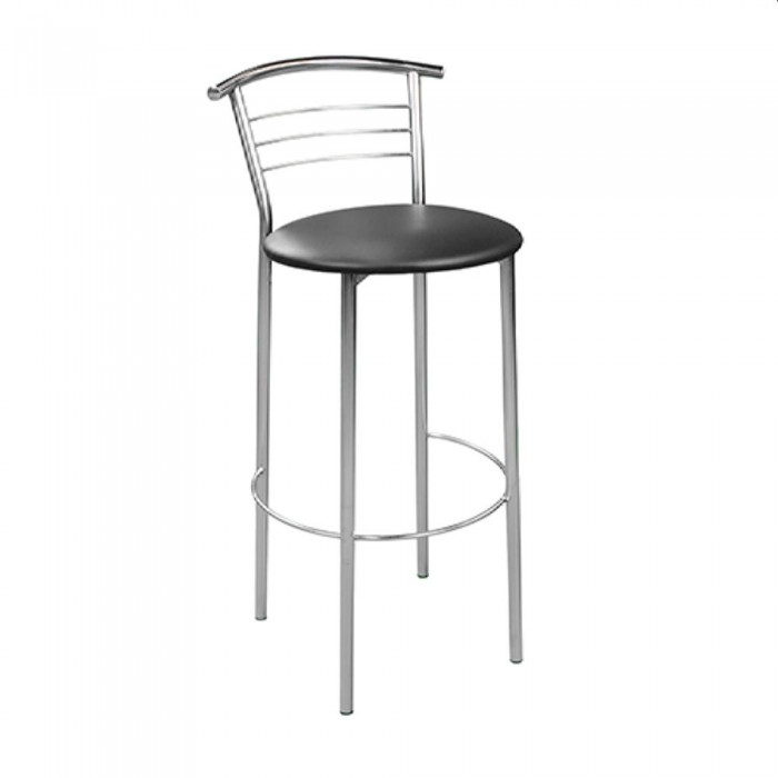 Стул барный Deco Marco Hoker Chrome V-4 Black – Барные стулья